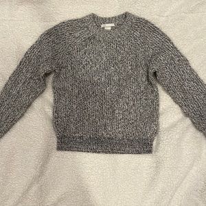 H&M Black and White Knitted Sweater